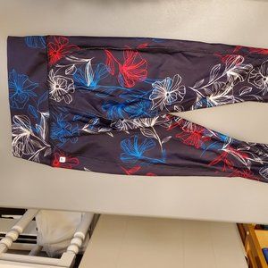 Fabletics Lisette High-Waisted Floral Capris